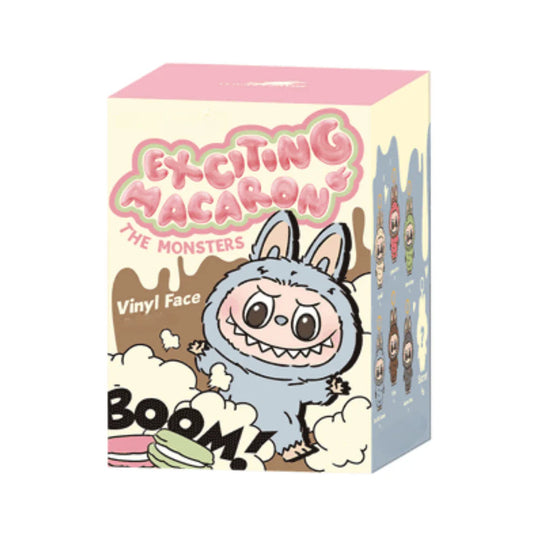 Labubu “Exciting Macaron” Blind Box Keychain Series